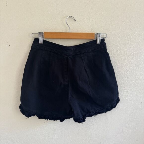 Anthropologie Raw Hem Denim Shorts 2 - Picture 2 of 4